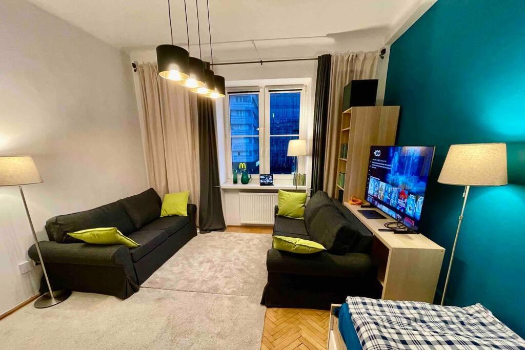 Апартаменти Super Square Metro X2 Fast Wifi 55'Tv Netflix Hbo Appletv+ Amazontv Варшава Екстер'єр фото